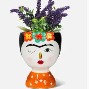 Frida Khalo head planter - New in box
